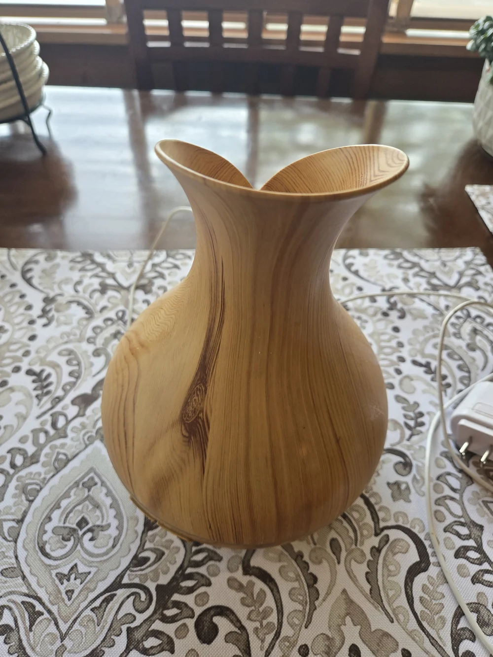 Wood Grain Aroma Diffuser - Natural Light Brown
